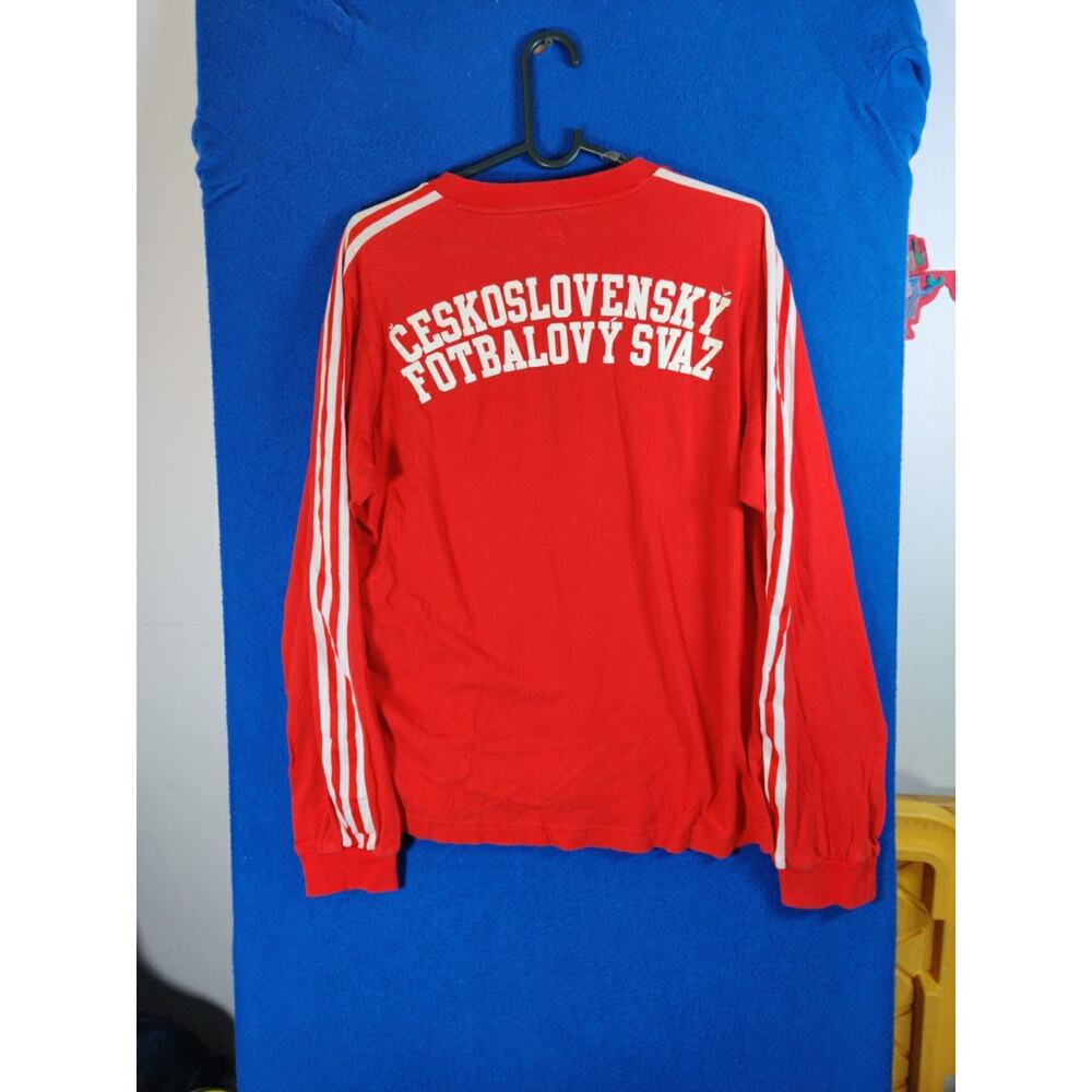 Adidas Originals Czechoslovakia Football Long Sleeve Shirt Men's SIze Large - Picture 13 of 16